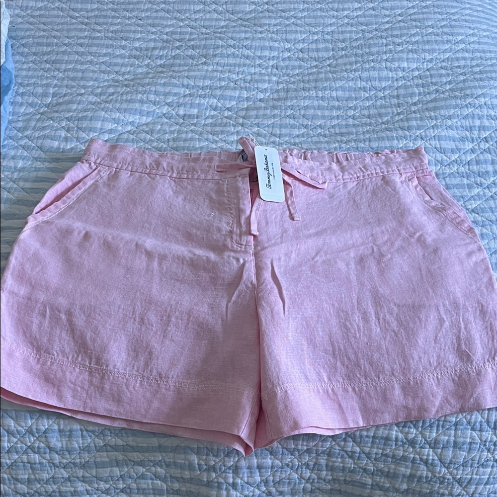 Tommy Bahama Pink Linen Women's Bermudas
